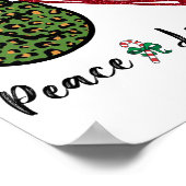 Poster Peace Love Christmas Drink Café (Coin)