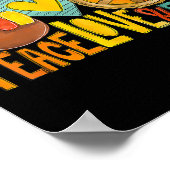 Poster Peace Love Citrouille Pie Turquie Fun Thanksgiving (Coin)