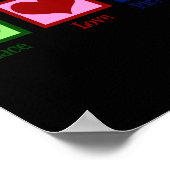 Poster Peace Love Ckleball (Coin)