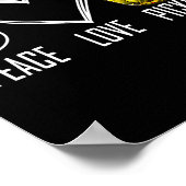 Poster Peace Love Ckles Retro Jar Of Sliced Ckles Funny F (Coin)