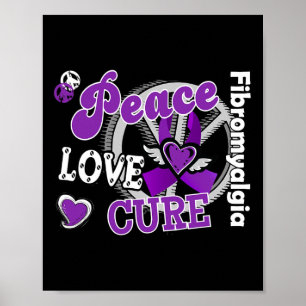 Poster Peace Love Cure
