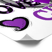 Poster Peace Love Cure 2 Chiari Malformation (Coin)