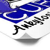 Poster Peace Love Cure Ankyloss Spondylitis AS (Coin)