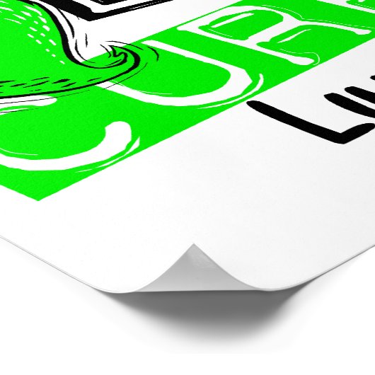 Poster Peace Love Cure Lymphoma (Coin)