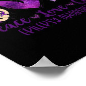 Poster Peace love Cure Overdose Awareness Ruban (Coin)