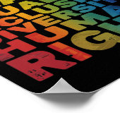 Poster Peace Love Diversité Inclusion Égalité Black Hist (Coin)