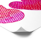 Poster Peace Love Gnome | Sublimation de la Saint Valenti (Coin)