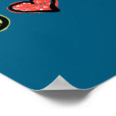 Poster Peace Love Hapness Insrational Hipe Gift  (Coin)