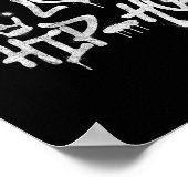 Poster Peace Love Hip hop Dancing 1 (Coin)