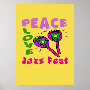 Poster Peace Love Jazz Fest