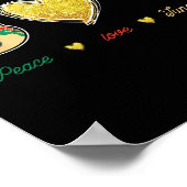 Poster Peace Love JunetDix (Coin)
