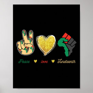 Poster Peace Love JunetDix