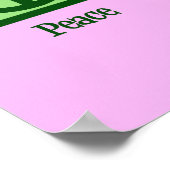 Poster Peace Love Ladybugs (Coin)