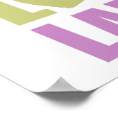 Poster Peace Love Laugh (Coin)