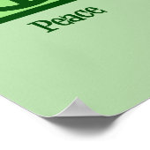 Poster Peace Love Math Custom (Coin)