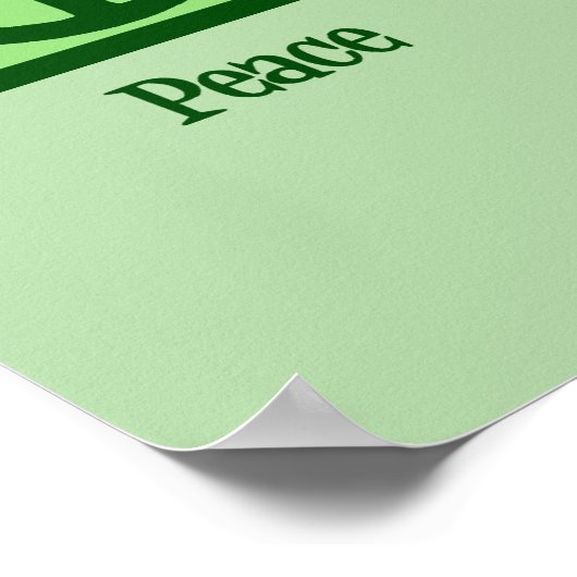 Poster Peace Love Math Custom (Coin)