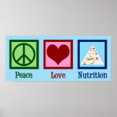 Poster Peace Love Nutrition (Devant)
