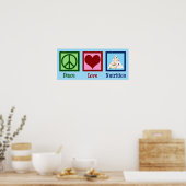 Poster Peace Love Nutrition (Cuisine)
