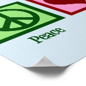 Poster Peace Love OT ergothérapie (Coin)