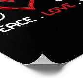 Poster Peace Love Pi Math Love Pi Day Math Enseignants Ha (Coin)