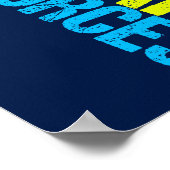 Poster Peace Love Ressources humaines (Coin)