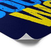 Poster Peace Love Travail social (Coin)