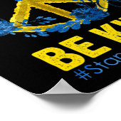 Poster Peace Love Ukraine Be Kind Ukraine stand With Ukra (Coin)