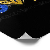 Poster Peace Love Ukraine Pavillon Ukrainien Je Me Trouve (Coin)