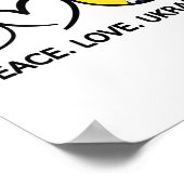 Poster Peace Love Ukraine Volodymyr Zelensky Ukrainiens S (Coin)