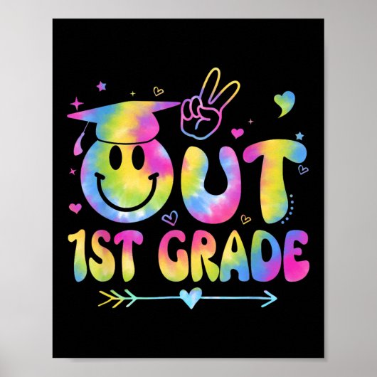 Poster Peace Out 3e grade Cl De 2025 Adieu Graduation (Devant)