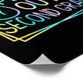 Poster Peace Out Deuxième Année Dernière Jour De L'École  (Coin)