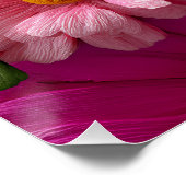 Poster Peace Out Hippie Floral Neon Peace Sign Pattern (Coin)