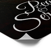 Poster Peace & Serenity Mountain Night Sky (Coin)