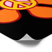 Poster Peace Sign Love 60s les années 70 Super Hippie Cos (Coin)