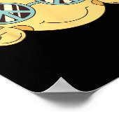 Poster Peace Sign Love 60s les années 70 Super Hippie Cos (Coin)