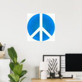 Poster Peace_Symbol (Bureau à domicile)