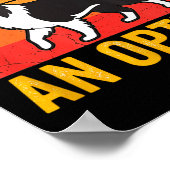 Poster Peace Was Never An Option Funny Border Collie Dog (Coin)