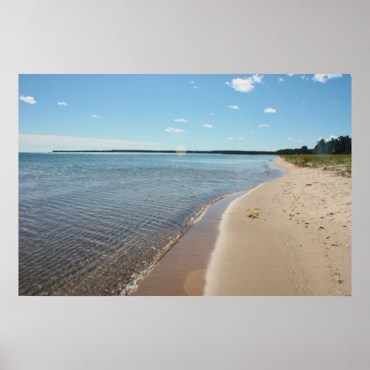 Poster Peaceful at Big Traverse (Devant)