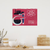 Poster Peaceful Atom Chemistry - Matchbox Print (Cuisine)