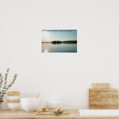 Poster Peaceful Lake and Distant Trees with scripture (Cuisine)