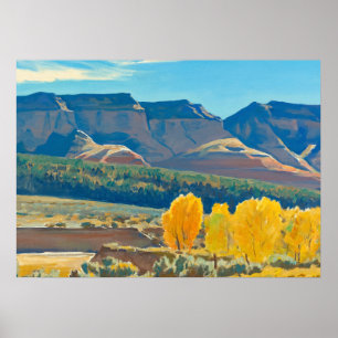 Poster Peaceful Morning by Maynard Dixon