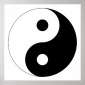 Poster Peaceful Yin Yang (Devant)