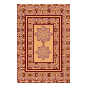 Poster peach and mauve