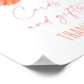 Poster Peach Blossom Cartes et cadeaux Symbole d'annivers (Coin)