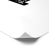 Poster Peach Funky Peace Sign Fruit Pun (Coin)