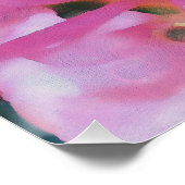 Poster Peach Pink Pollen Macro Art Abstrait (Coin)