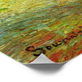 Poster Peach Tree rose en fleurs par Vincent van Gogh (Coin)