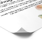 Poster Peach tulip fleurit Late Night Diaper Signal (Coin)