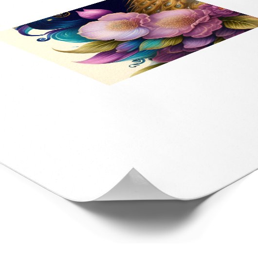 Poster Peacock (Coin)