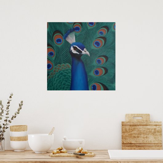 Poster Peacock (Cuisine)